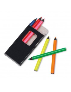SCATOLA CON 6 MATITE FLUO 2