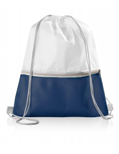 SACCA ZAINO CON TASCA FRONTALE IN MESH CHIUSA DA ZIP 2