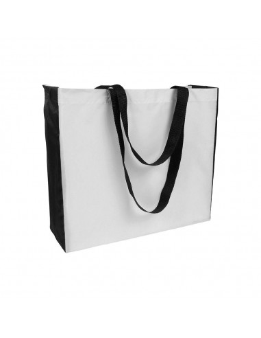 SHOPPER CON MANICI E SOFFIETTO COLORATO