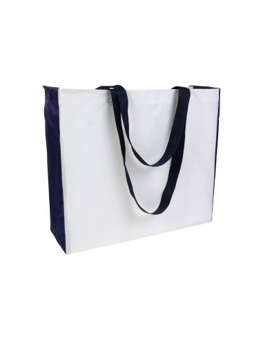 SHOPPER CON MANICI E SOFFIETTO COLORATO
