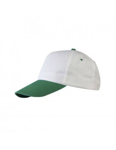 CAPPELLO BICOLORE 5 PANNELLI REGOLAZIONE CON VELCRO 2