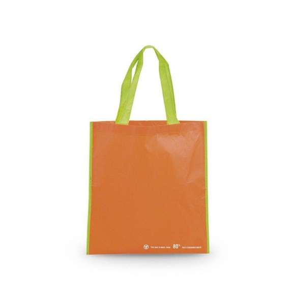 SHOPPER IN RPET RICICLATO CON MANICI LUNGHI