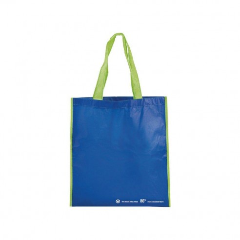 SHOPPER IN RPET RICICLATO CON MANICI LUNGHI