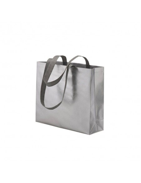 SHOPPER IN TNT LAMINATO MANICI LUNGHI
