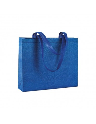 SHOPPER GLITTER CON SOFFIETTO CM 40X35X12