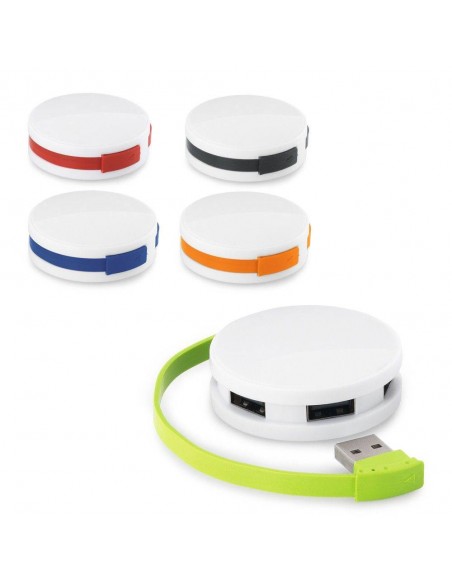 HUB 2.0 CON 4 PORTE IN ABS