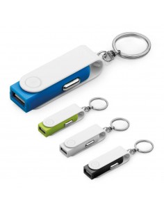PORTACHIAVI CON ADATTATORE USB PER AUTO