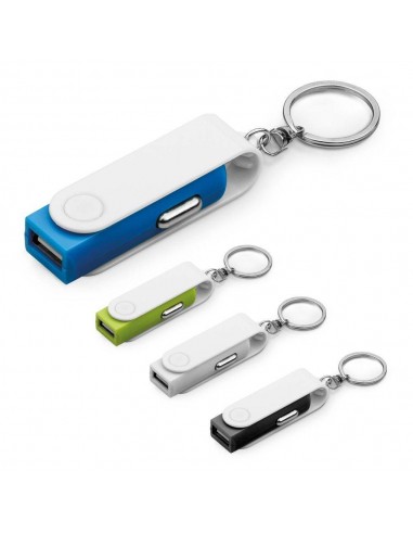PORTACHIAVI CON ADATTATORE USB PER AUTO
