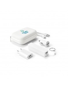 SET DI BATTERIE E ADATTATORI USB E ABS