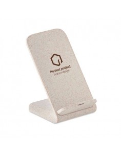 CARICATORE WIRELESS IN PAGLIA E ABS