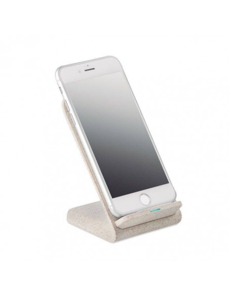 CARICATORE WIRELESS IN PAGLIA E ABS