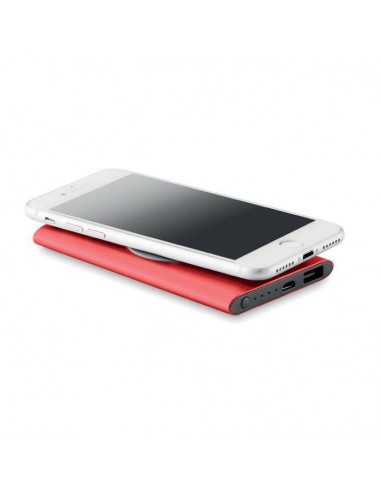 POWER BANK WIRELESS DA 4000 mAh in alluminio