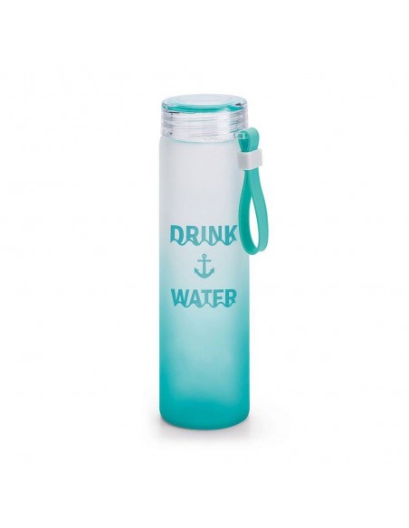 BORRACCIA IN VETRO BOROSILICATO CON TAPPO A VITE